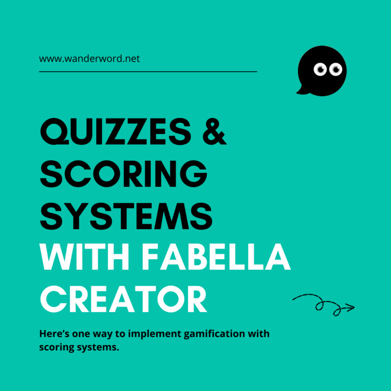 Using Fabella Creator for Gamification: Creating a Scoring System